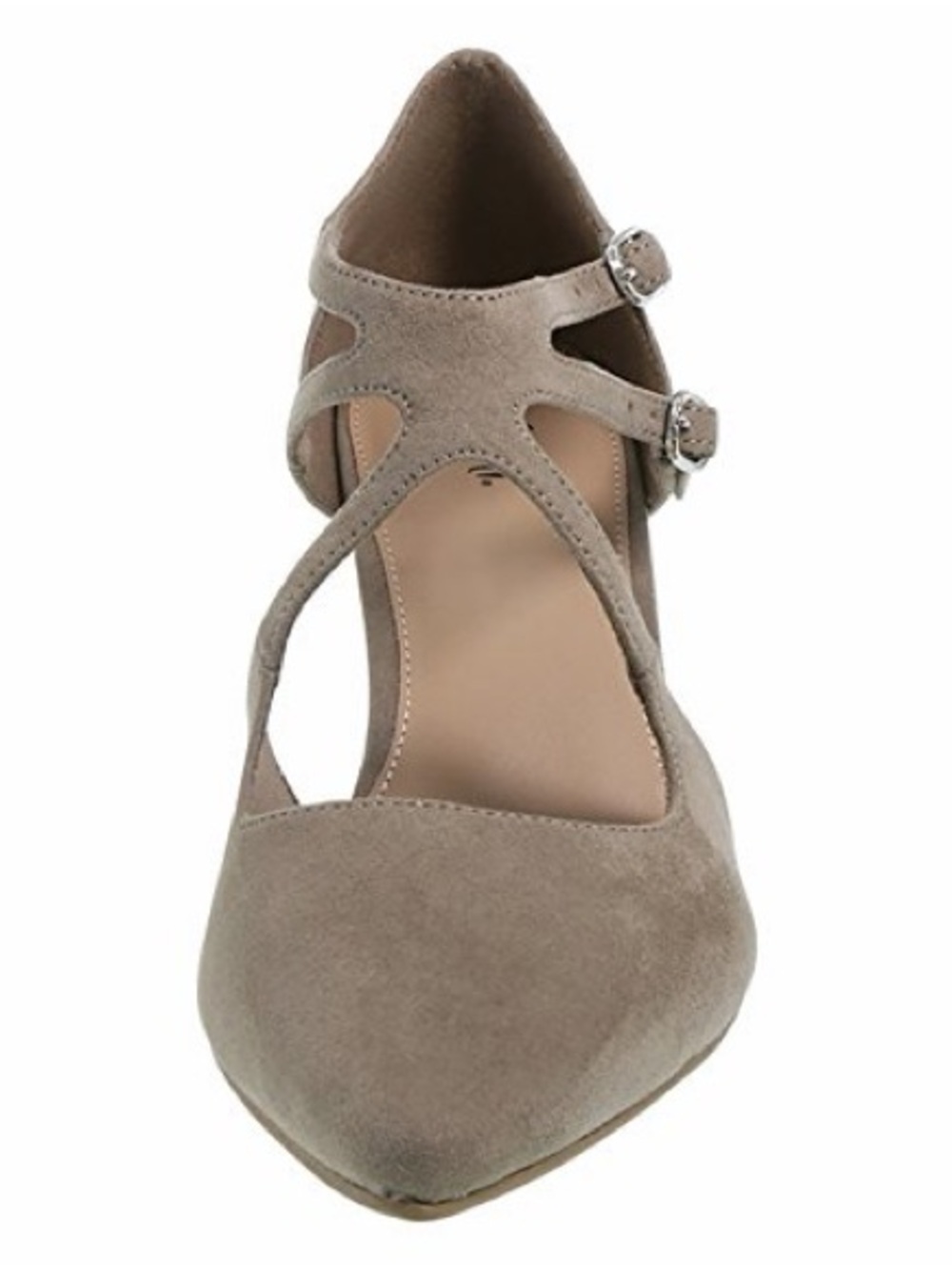NWT Fioni Tan Suede Heels